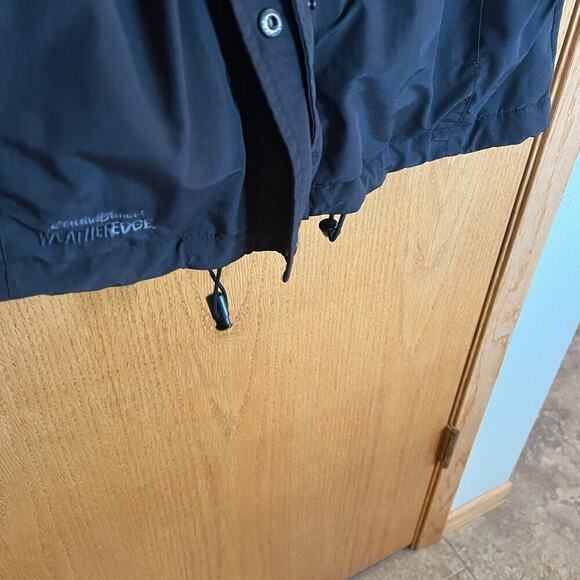 Eddie Bauer coat, women's size XS, black drawstring waist. - Picture 7 of 10
